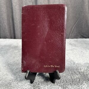 VTG Zondervan Amplified Bible 1987 Burgundy Leather Life In The Word Study God